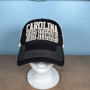47 Twins Trucker Hat North Carolina Tar Heels OSFA Black White Snapback UNC Cap